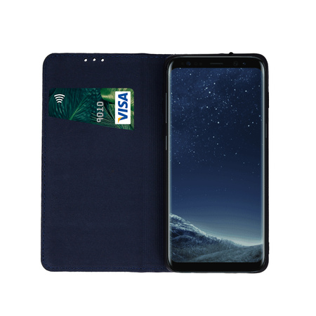 Etui skórzane Smart Pro do iPhone 16 Plus 6,7&quot; granatowe
