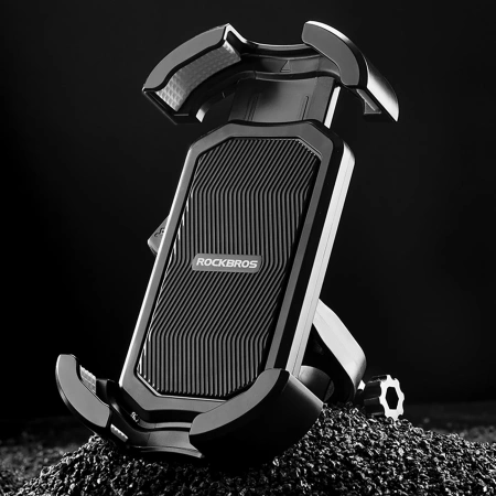 Rockbros 25210032005 Motorcycle Phone Holder for Mirror - Black