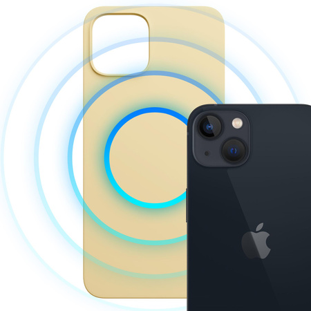 Apple iPhone 15 - 3mk Hardy MagSilicone Yellow