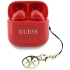 Słuchawki TWS Guess Glossy Effect Printed Classic Logo & Charm - czerwone