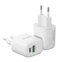 Duzzona 30W PD QC3.0 USB Type C / USB charger white (T2)