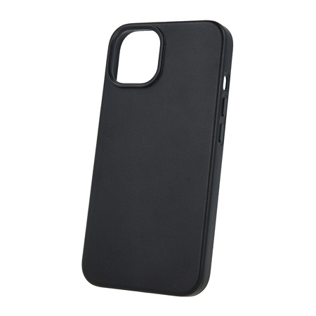 Nakładka Mag Leather do iPhone 15 6,1" czarna