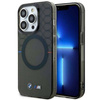 Hülle BMW BMHMP14XHGPK iPhone 14 Pro Max 6.7&quot; grau/grau Hardcase Pattern MagSafe