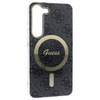 Guess GUHMS23SH4STK S23 S911 czarny/black hardcase 4G MagSafe