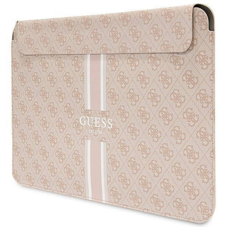 Bag LAPTOP 16" Guess Sleeve 4G Printed Stripes (GUCS16P4RPSP) pink