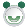 Lampa LED Ring do selfie na telefon RK12 zielony