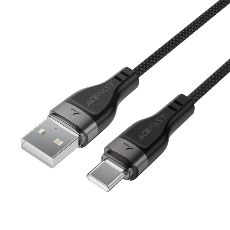 Acefast C11-04 USB-A - USB-C 3A Cable 1.2m Magnetic Braid - Black