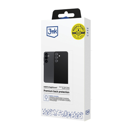 Samsung Galaxy S24 - 3mk Hardy MagSilicone Black