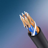 Ugreen kabel przewód internetowy sieciowy Ethernet patchcord RJ45 Cat 6A UTP 1000Mbps 2 m czarny (70334)