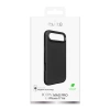 Pure Icon Mag Pro Liquid Silicone Case for iPhone 17 Air, MagSafe Compatible, with Camera Protection and Aluminum Buttons - Black
