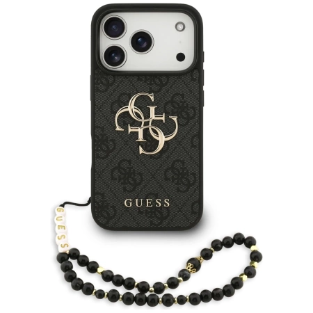 Guess 4G Strap 4G Classic Logo Case for iPhone 17 Pro - Black