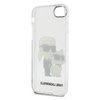 Karl Lagerfeld nakładka do iPhone 7 / 8 / SE KLHCI8HNKCTGT transparentne hardcase IML Glitter NFT Karl&Choupette