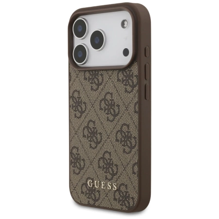 Guess 4G Classic Case für iPhone 17 Pro - Braun