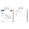 JELLICO wall charger AK180 PD 20W 1xUSB-C + cable USB-C - USB-C White