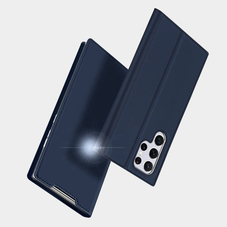 Dux Ducis Skin Pro Bookcase type case for Samsung Galaxy S22 Ultra golden