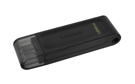 Kingston pendrive 128GB USB-C DT70 czarny