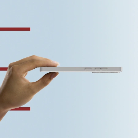 AmazingThing Minimal Air Case mit Magnetring für Samsung Galaxy S25 Ultra - Grau