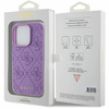 Guess nakładka do iPhone 15 Pro 6,1" GUHCP15LP4EPMU jasnofioletowa HC PU Quilted 4G Classic