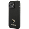 Case IPHONE 13 PRO Guess Hardcase Saffiano 4G Small Metal Logo (GUHCP13LPS4MK) black