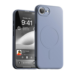 Etui Mercury Semi-Silicone MagSafe do iPhone 16e liliowy fiolet