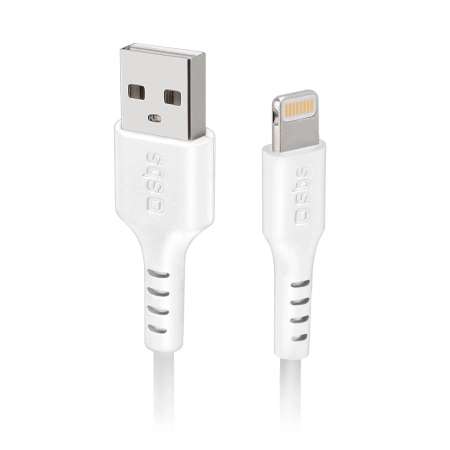 Kabel SBS TECABLEUSBIP589W USB-A - Lightning - biały