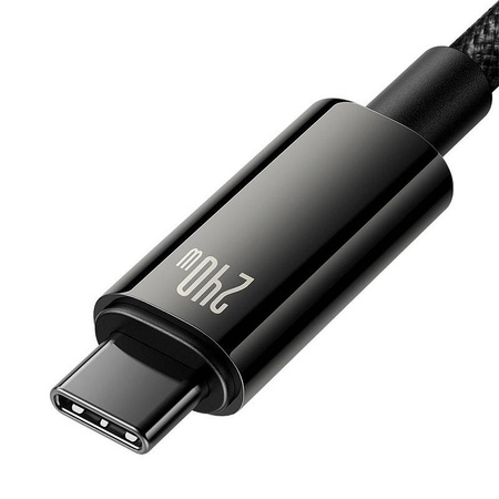 Kabel USB C - USB C 480Mb/s 240W 2m Baseus Tungsten Gold CAWJ040101 - czarny