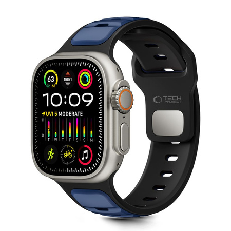 TECH-PROTECT ICONBAND LINE APPLE WATCH 8 / 9 / 10 / 11 / SE / ULTRA (44 / 45 / 46 / 49 MM) BLACK/NAVY