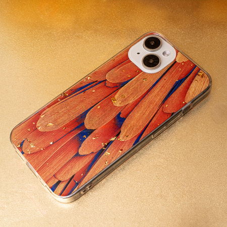 Nakładka Gold Glam do Samsung Galaxy A54 5G Orange