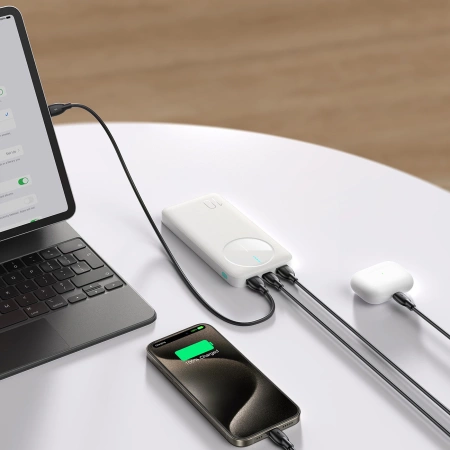 Powerbank Joyroom JR-PBF12 10000mAh 2,4A 2x USB-A 1x USB-C - weiß