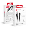 Kabel USB A do Micro USB Forcell F-Energy QC3.0 2,4A 18W Silicone 1 m C341 czarny