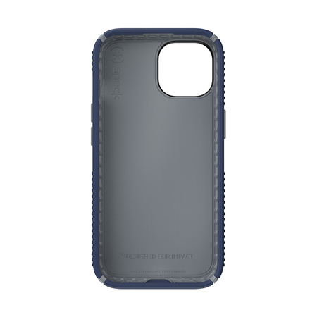 Speck Presidio2 Grip - Etui iPhone 15 / iPhone 14 / iPhone 13 (Coastal Blue / Dustgrey / White)
