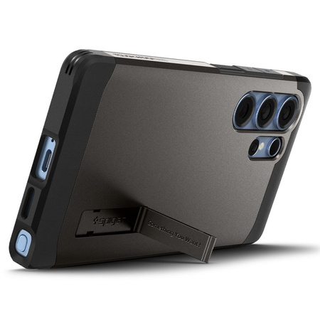 Spigen nakładka Tough Armor MagSafe do Samsung Galaxy S25 Ultra Szara Metaliczna