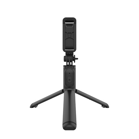 Crong SelfieGo Lite – Kompaktowy selfie stick Bluetooth tripod (czarny)