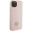 Etui Guess Silicone Logo Strass 4G na iPhone 15 - jasnoróżowe