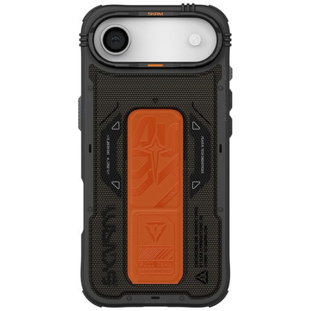 Etui Skinarma Phantom do iPhone 17 Air   Magnetic Charging + Grip Stand oliwkowy