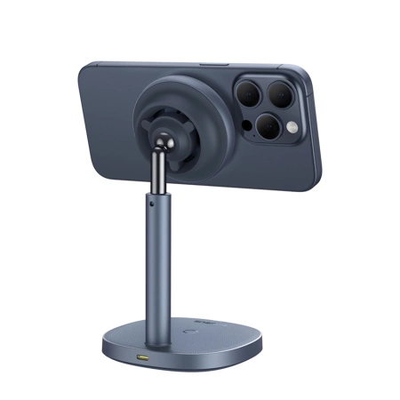 Baseus Orbit 2 Pro MagSafe Qi2 20W 2 in 1 Inductive Charger with Cooling - Gray