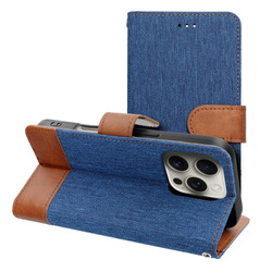 Kabura JEANS Book do IPHONE 16 Pro Max niebieski