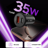 TECH-PROTECT CC02 2-PORT CAR CHARGER PD35W/QC3.0 BLACK