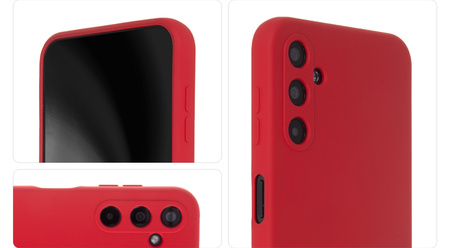 Nakładka Silicon Soft do Samsung Galaxy S23 Ultra czerwona