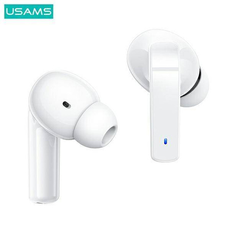 USAMS Bluetooth 5.0 TWS LY series ANC wireless headphones white/white BHULY06