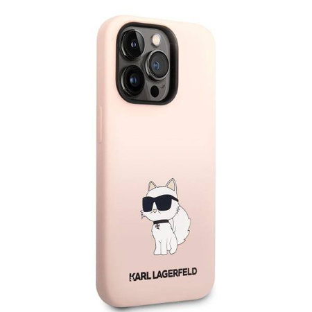 Karl Lagerfeld Silicone NFT Choupette - Etui iPhone 14 Pro Max (różowy)