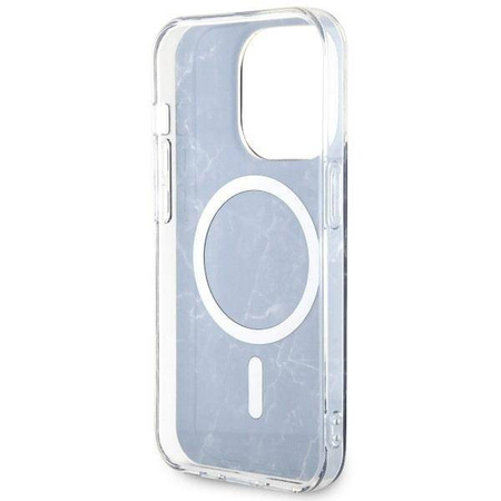 Guess GUHMP14LPCUMAK iPhone 14 Pro 6.1" black/black hardcase Marble MagSafe