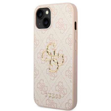 Guess 4G Big Metal Logo - Etui iPhone 14 (różowy)