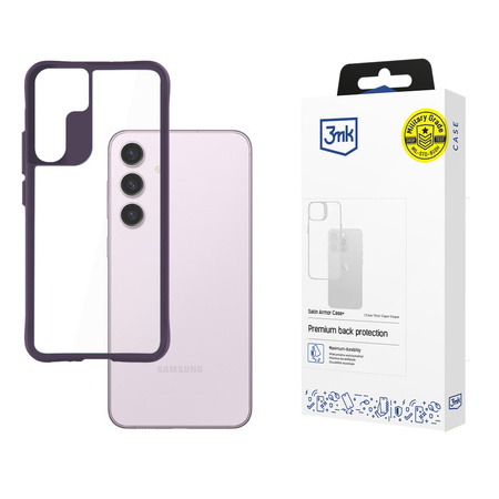 3MK Satin Armor Case+ Sam S24 fioletowy/purple