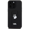 Karl Lagerfeld nakładka do iPhone 13 Pro Max 6,7&quot; KLHCP13XGSACHPK HC GRIPSTAND SAFFIANO CHOUPETTE PINS czarna