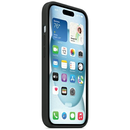 Etui Apple MT103ZM/A iPhone 15 Plus / 14Plus 6.7" MagSafe czarny/black Silicone Case