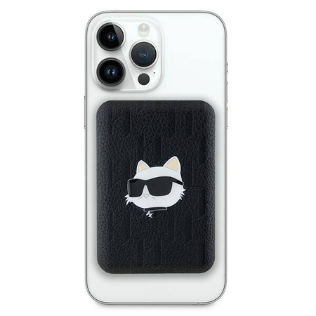 Karl Lagerfeld Induction Powerbank KLPB5FPGKSCHHK 16W 5000mAh black/black Choupette Head Pin MagSafe