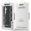 DKNY Leather Checkered Pattern MagSafe-Hülle für Samsung Galaxy S25 schwarz