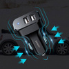 USAMS Ład. sam. 2xUSB C13 2,1A 3w1 (microUSB/USB-C/lightning) czarny/black NTU35YTSC13TZ