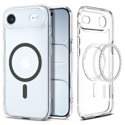 SPIGEN futerał ULTRA HYBRID MAG kompatybilny z MagSafe do IPHONE 17 Air clear graphite
